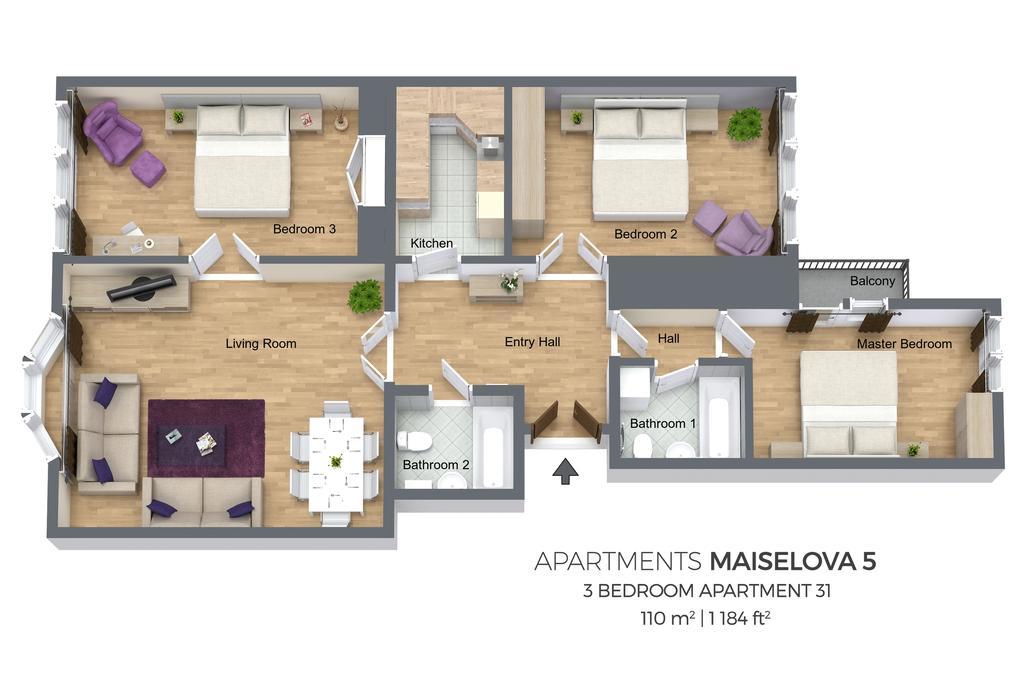 Maiselova 5 Apartment براغ المظهر الخارجي الصورة